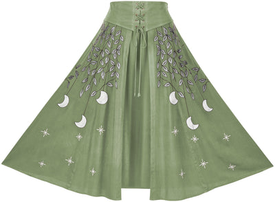 Celestia Maxi Overskirt Limited Edition Lemongrass Green