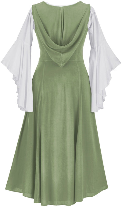Tauriel Maxi Set Limited Edition Lemongrass Green Silver Embroidery