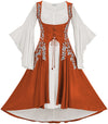 Tauriel Maxi Set Limited Edition Pumpkin Spice Silver Embroidery