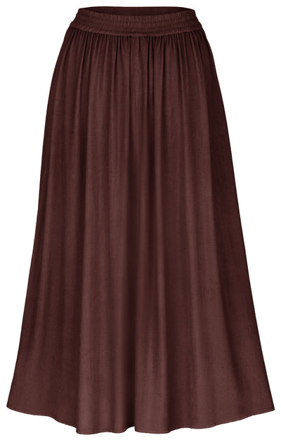 Rowan Maxi Overskirt Limited Edition Brown Chocolate